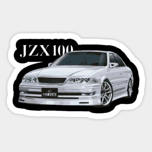 jzx100 adam lz vertex jdm drift sedan Sticker